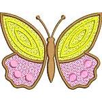 Yellow Pink Butterfly