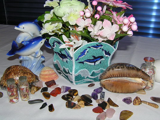 Decorated Flower Vase