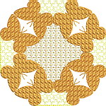 Butterfly Quiltblock