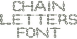 Chain Letters Font