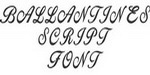 Ballantines Script Font