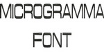 Microgramma Font