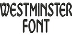 Westminster Font