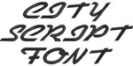 City Script Font