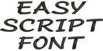 Easy Script Font