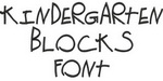 Kindergarten Blocks Font
