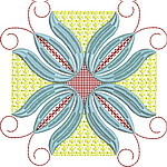 Curly Lace Quiltblock 02