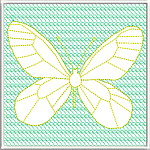 Butterfly Quiltblock 01
