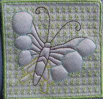 Trapunto Butterfly Quiltblocks