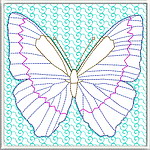 Butterfly Quiltblock 02