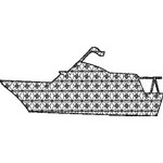 Basic Blackwork Boat 13