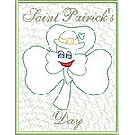 Saint Patrick's Day Greeting Card Front
