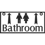 Bathroom Direction Sign 05
