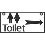 Bathroom Direction Sign 09