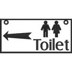 Bathroom Direction Sign 10