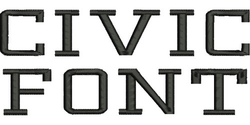Civic Font