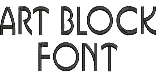 Art Block Font