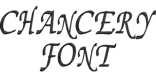 Chancery Font