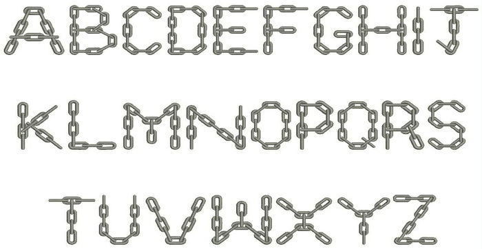 Chain Letters Font