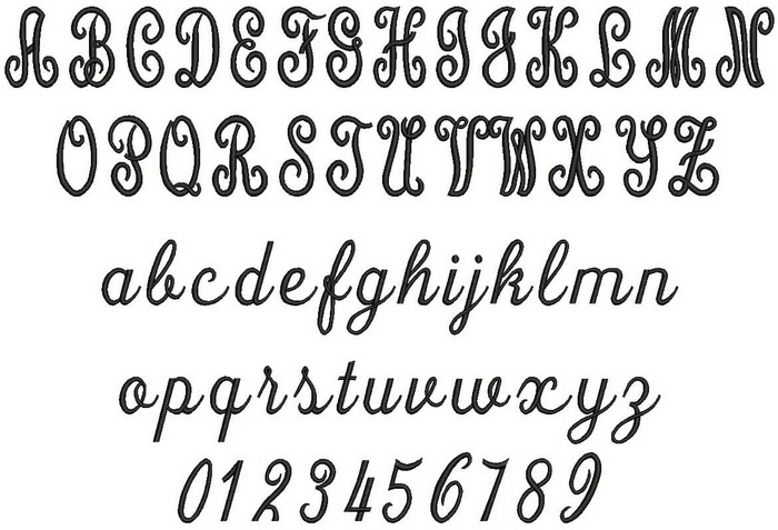 Upright Script Font