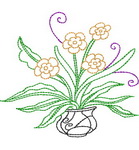 Floral Pots 09