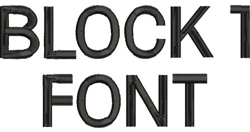 Block 1 Font