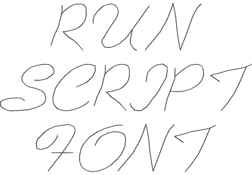 Run Script Font