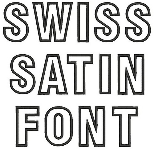 Swiss Satin Font