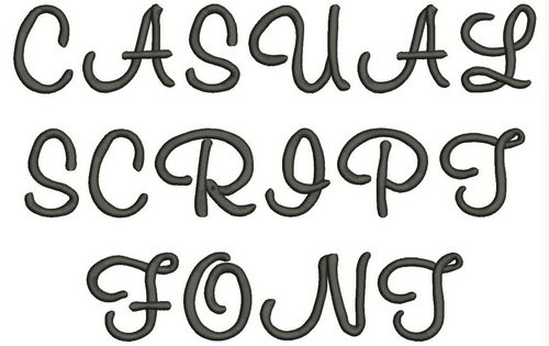Casual Script Font